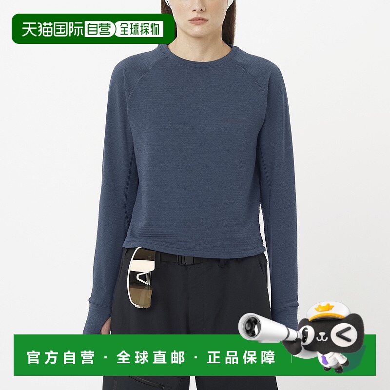 日本直邮SALOMON ESSENTIAL LIGHTWARM 女性长袖基础层上衣 [esse