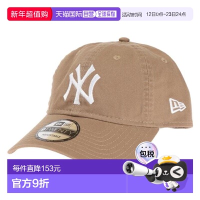 日本直邮NEW ERA 9TWENTY Cross Strap 水洗棉纽约洋基队帽子 [13