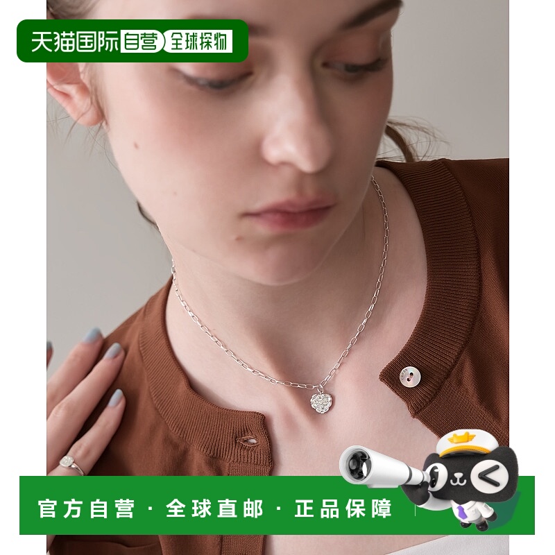 1h可退 日本直邮NOJESS 女士银质吊坠 可爱蛋糕造型 双面设计 302