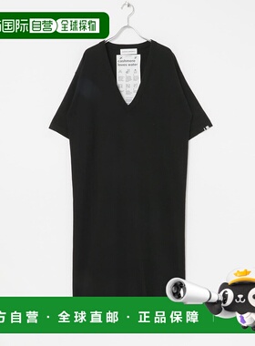 1h可退 日本直邮Extreme Cashmere 女士短款T恤连衣裙 宽松V领设
