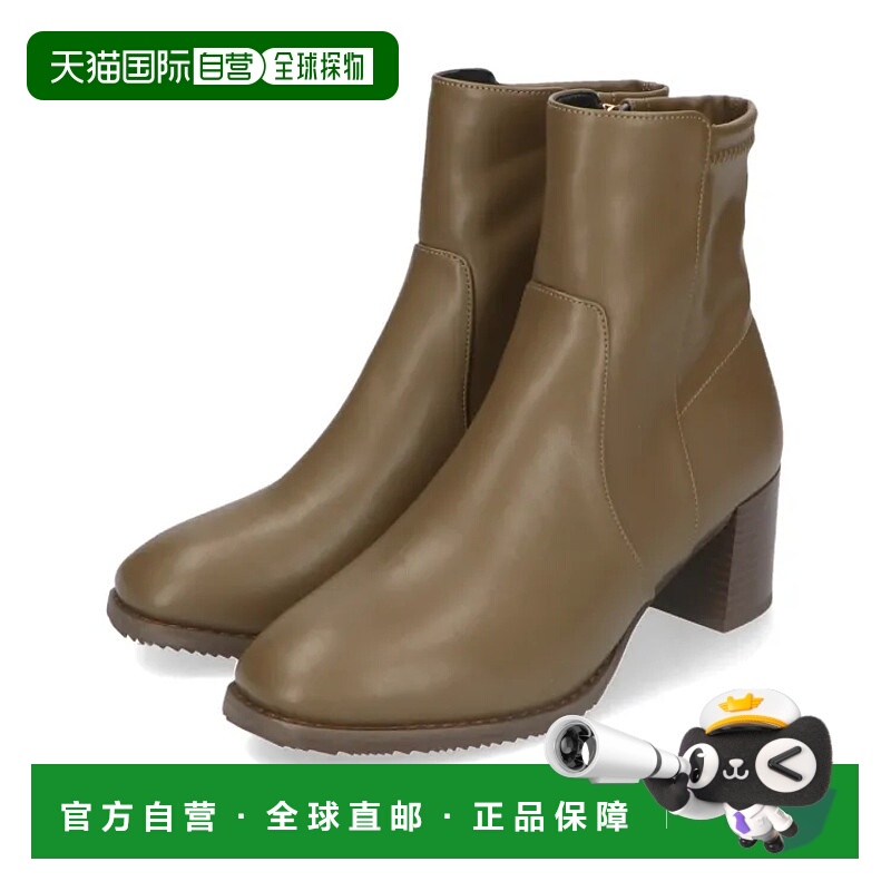 1h可退 日本直邮ORiental TRaffic 女士粗跟中筒靴 31408