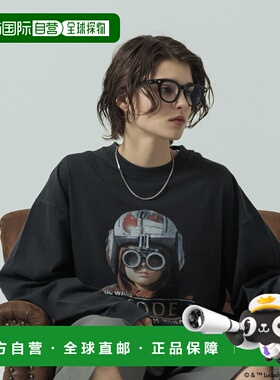 1h可退 日本直邮SLICK男装 星球大战印花T恤 宽松版型 vintage风