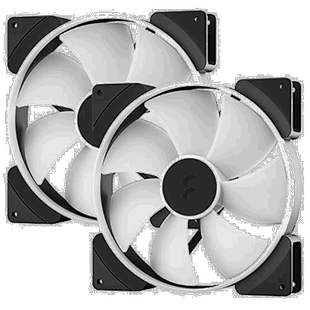 【日本直邮】Fractal Design分形工艺 机箱风扇2件装 18cm ARGB适