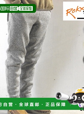 日本直邮ROKX The Goose 长裤 RXMF191067 灰石楠炭色