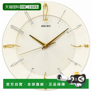 KX214C进口挂钟 标准电波钟 日本直邮精工SEIKO KX214C