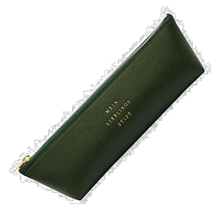 【日本直邮】HIGHTIDE经典拉链款笔袋 绿色 GP073