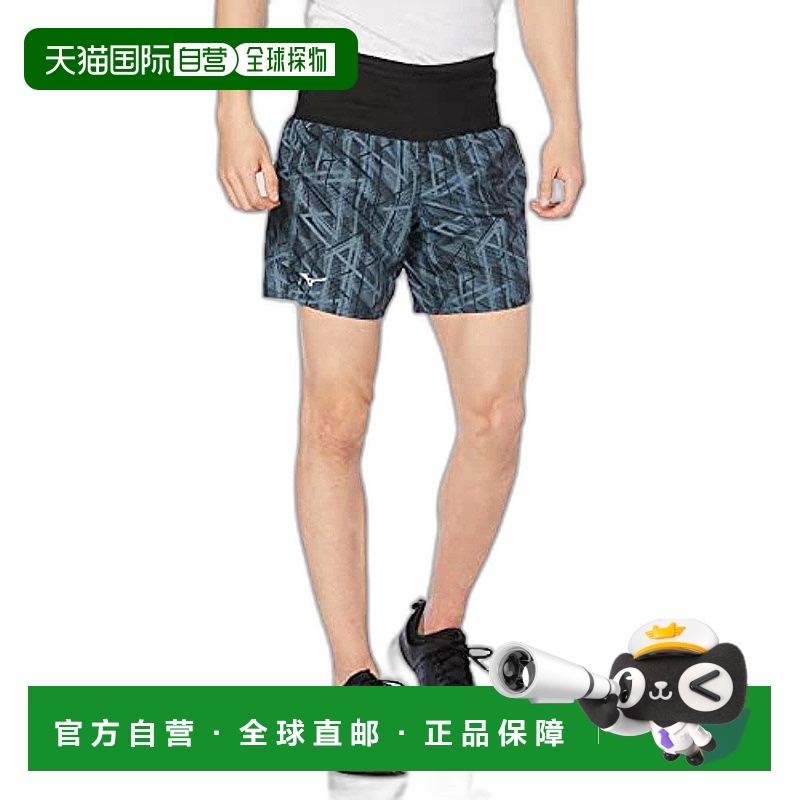 【日本直邮】Mizuno美津浓 男女短裤 360度口袋 图案/黑S J2MB206