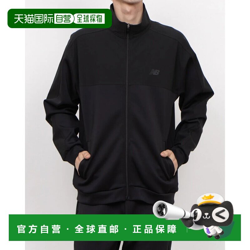 日本直邮New Balance 男士针织夹克 梭织拼接 牛仔夹克 AMJ55061