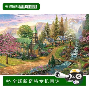 日本直邮 春天河畔教堂 Beverly比巴利 161 26×38cm