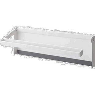 【日本直邮】山崎实业单手可撕厨房纸支架磁吸式W30.5XD2.5XH9.5c