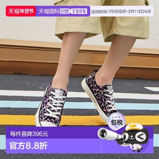 日本直邮日潮 CONVERSE匡威 女款 All Star(R)豹纹低帮运动鞋板鞋