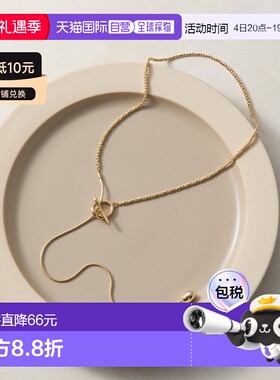 1h可退 日本直邮COLONY 2139 女装 真鍮 多层次Y字项链 可调长度