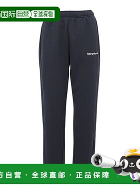日本直邮New Balance 女士刷面双针织锥形长裤 AWP53170BK 女裤