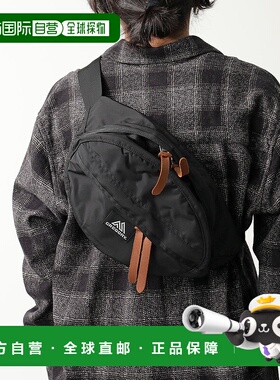 日本直邮GREGORY TAILMATE S 斜挎包男士尼龙 8L 斜挎包带标志黑