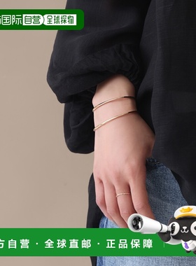 日本直邮Lilas 女装 K10黄金 2.5mm管型C款手镯 25112202430070