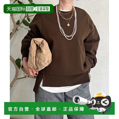 1h可退 日本直邮Croisiere 女士 起毛绒感套头衫 UOZ1052406A0003