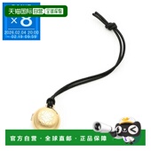 c621232xfx 日本直邮LOEWE 8133 金色 女士 ANAGRAM 鹅卵石吊坠