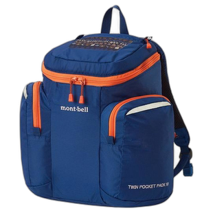 1h可退 日本直邮montbell 双口袋背包 10户外轻便儿童双肩包书包