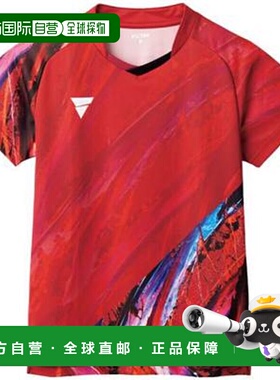 日本直邮VICTAS V-NGS407 512403 乒乓球比赛球衣 男女通用 2024