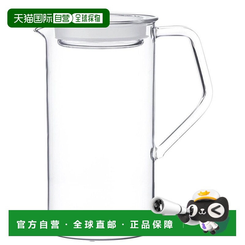 【日本直邮】KINTO冷水壶水壶750毫升21676玻璃带把耐高温泡茶水