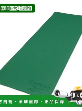 日本直邮Reebok 4mm Fitness瑜伽垫[RAYG-11020DG] 绿色