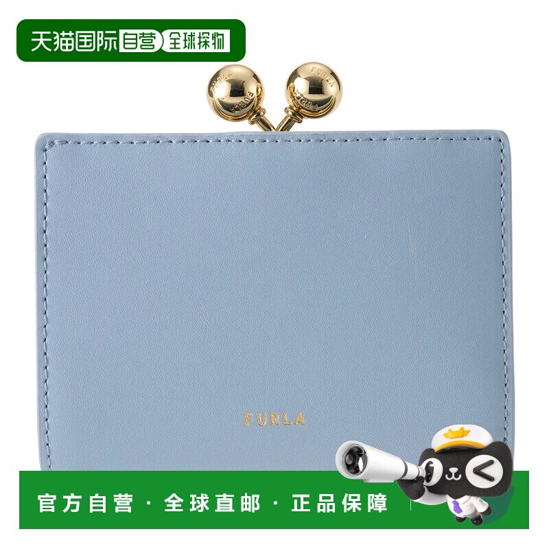日本直邮FURLA 卡尔塔达祖克罗 对折钱包 波点 紧凑型钱包 S WP00