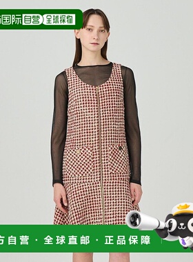 日本直邮GRACE CONTINENTAL 粗花呢拉链连衣裙 [GR9467EW015683]