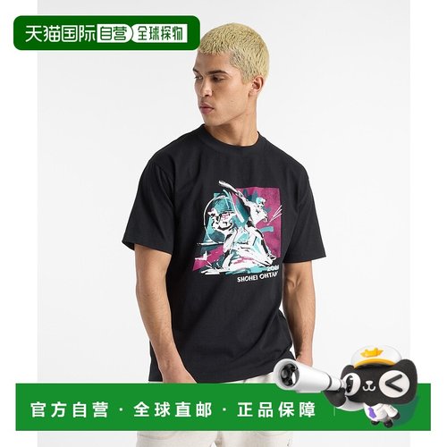 1h可退 日本直邮New balance男士全棉短袖T恤大谷翔平两刀流签名