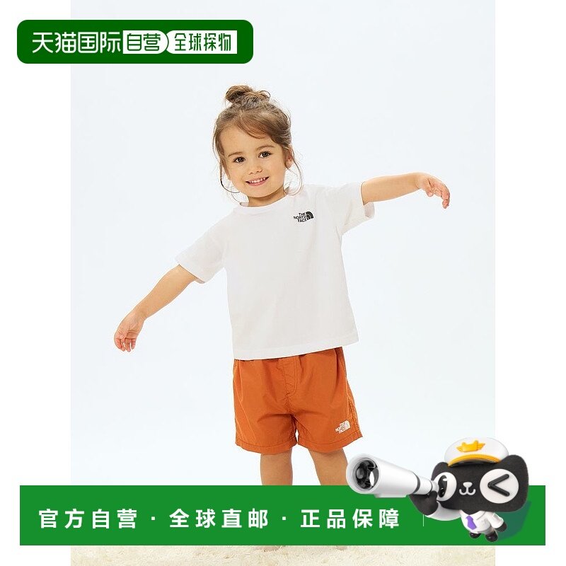 日本直邮THE NORTH FACE 婴儿短袖后背方形logoT恤北面