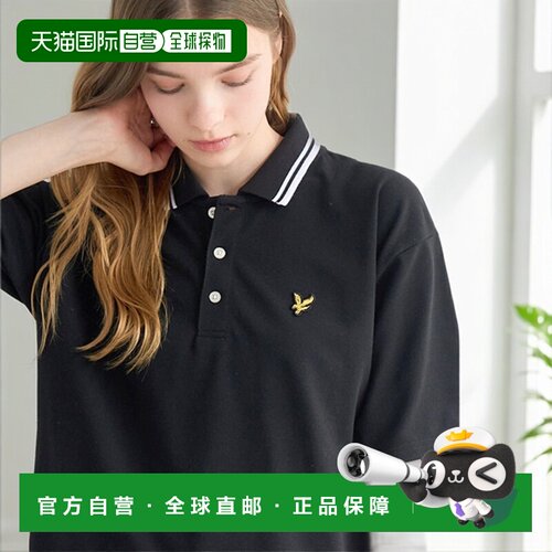 日本直邮LYLE&SCOTT 男女同款 金色鹰标经典Polo衫 62322934