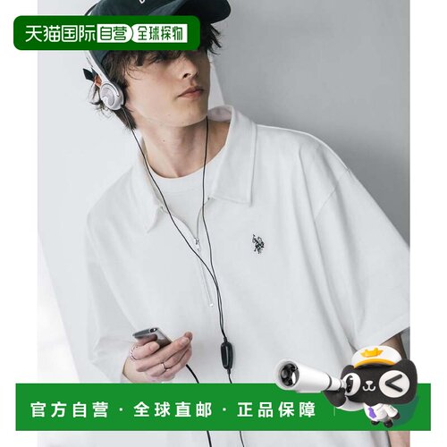 日本直邮Rocky Monroe U.S. POLO ASSN.  Polo衫 半拉链短袖 男女