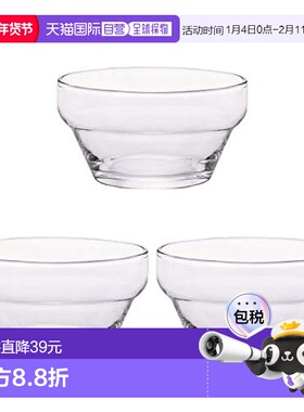 【日本直邮】Adelia 强化玻璃小碗 3个套装 洗碗机兼容 日本制 86