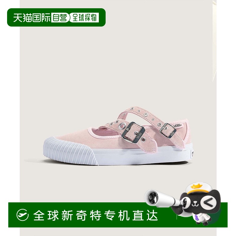 1h可退 日本直邮VANS男女同款天然皮革玛丽珍双带休闲鞋 搭扣设计