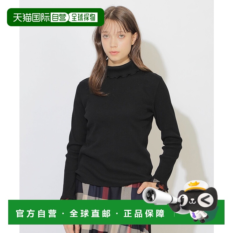 1h可退 日本直邮CB CRESTBRIDGE 女装 简约修身 高领打底衫 袖口