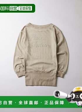 日本直邮WHO'S WHO gallery 女装 亮片logo露肩卫衣 WWZ1061106A0