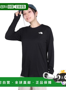 日本直邮THE NORTH FACE 长袖T恤 GTD混色圆领 NTW12597 K 女士款