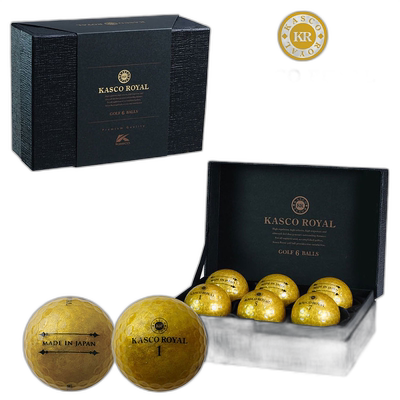 日本直邮kasco ROYAL3 Casco Royal 三颗高尔夫球半打（6 颗）