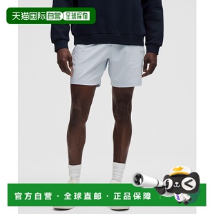 日本直邮lululemon-ABC Wovenair拉动短裤7英寸Inseam速干裤子