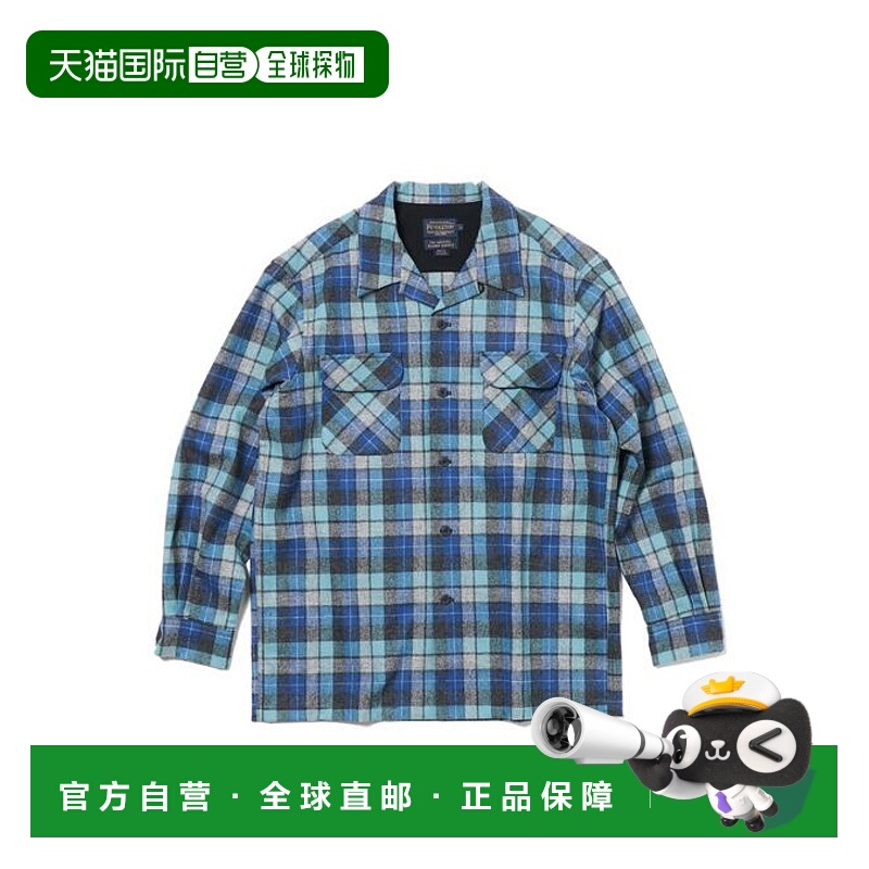 1h可退 日本直邮PENDLETON 板式衬衫牛仔格子格纹