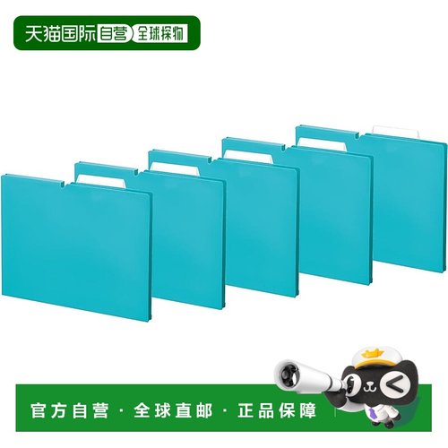 【日本直邮】国誉文件夹 NEOS A4 15mm 三面装订 5本装订本 绿松