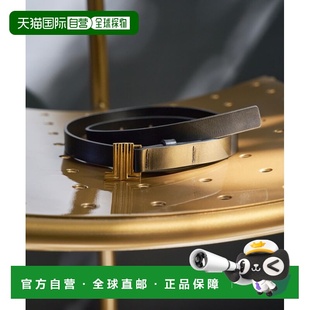 日本直邮LANVIN 腰带 女士JL金属扣皮革风格 宽松 Bleu 1h可退