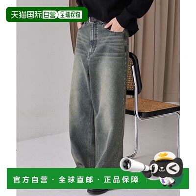 1h可退 日本直邮MONO-MART Vintage Make Buggy 半宽牛仔裤直筒裤