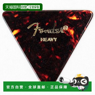 【日本直邮】芬德 355 型经典赛璐珞拨片 - 12 片装 重型