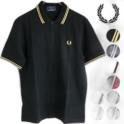 日本直邮FRED PERRY Fred Perry Polo衫 男士 TWIN TIPPED FRED P