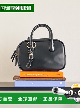 1h可退 日本直邮studio CLIP 女装 2隔层波士顿托特包 可拆卸毛球