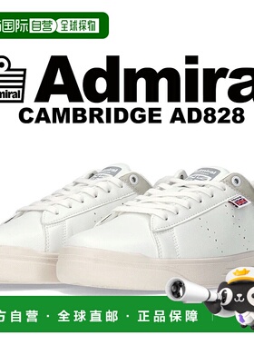 日本直邮Admiral 休闲鞋Cambridge AD828 白色/灰色] Admiral CAM