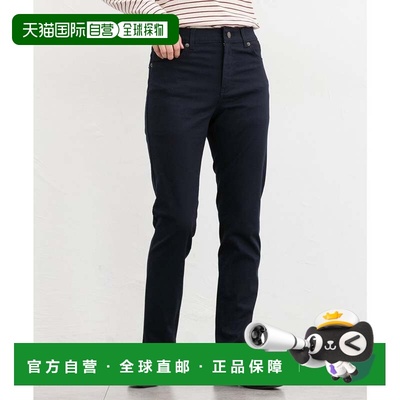 日本直邮Honeys 女士棉混纺弹力长裤 66cm裤长 [HN6029EW012569]