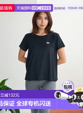 日本直邮ROXY MY 1ST ROXY健身半袖T恤 25FWRST254536BLK [黑色]
