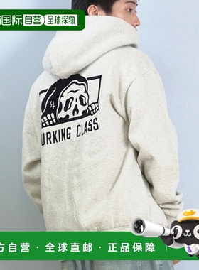 日本直邮LURKING CLASS 男女同款 拉链连帽衫 背面印花设计 ST25F