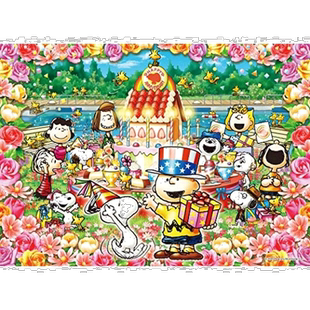 【日本直邮】Epoch500块拼图PEANUTS花生米周年纪念版（38x53厘米